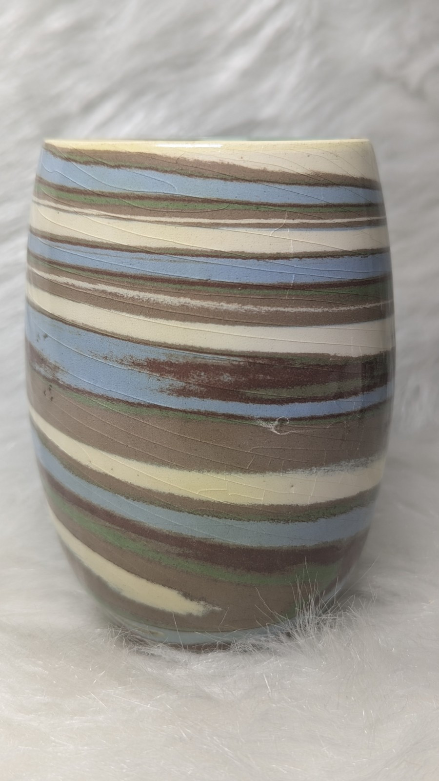 Desert Sands Pottery Handmade California Nice Niloak Inspired 5 x 3.25 inches