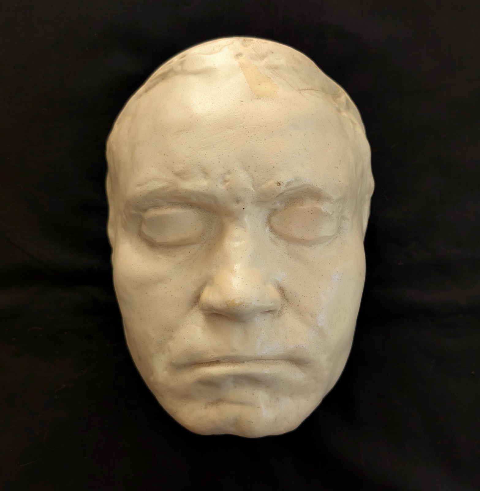 Vintage Plaster Beethoven Death Mask Replica Classical Music Composer Germany