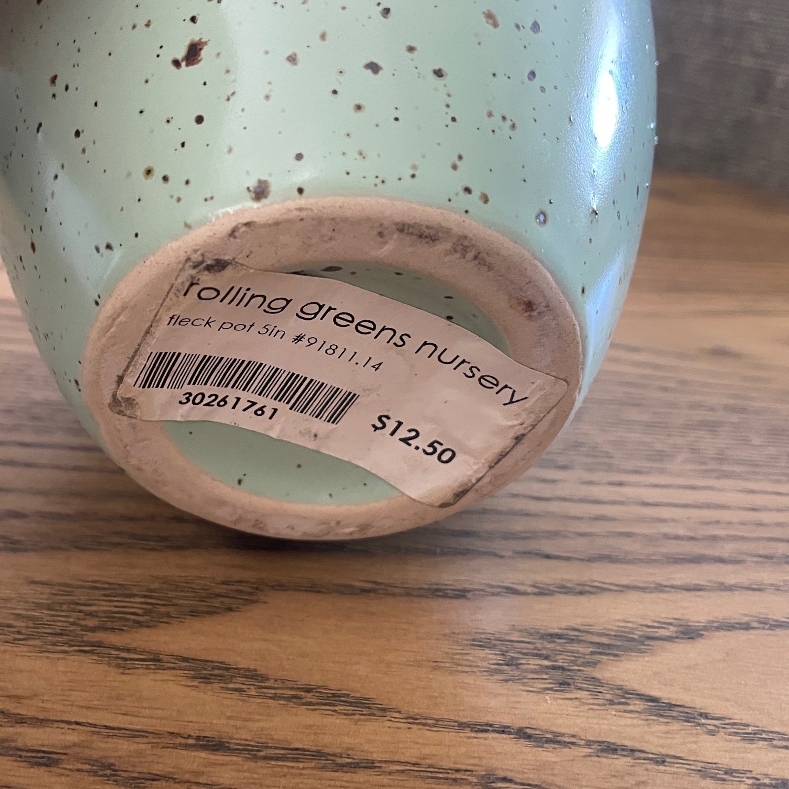 Rolling Greens Nursery Speckled Planter Pot Home Decor Small