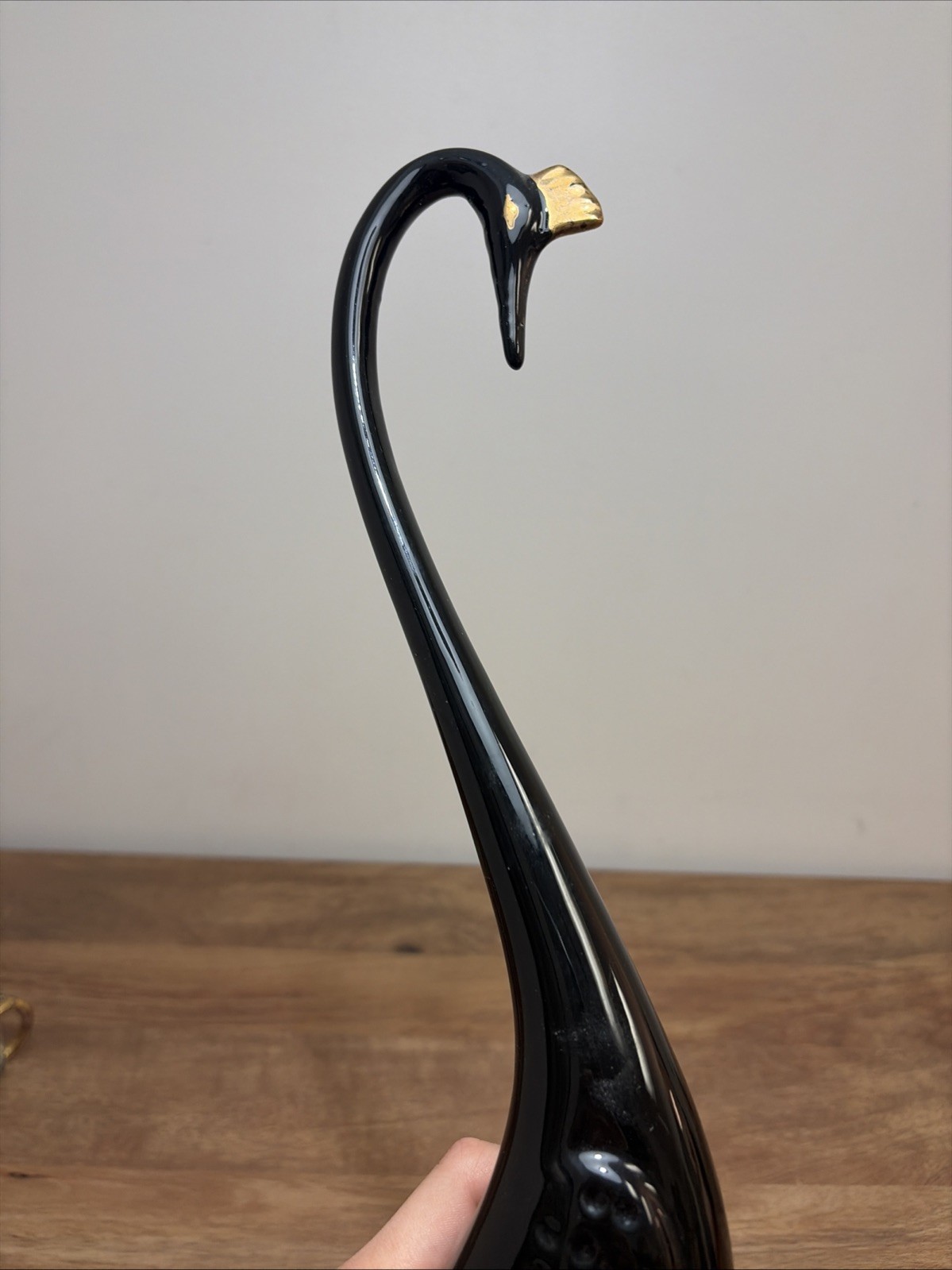 Arnels Art Pottery MCM Ceramic Egret/Heron/Swan Figurine