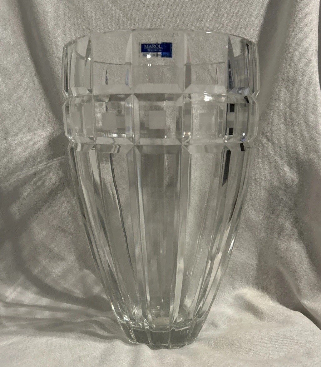 New In Box Marquis By Waterford Quadrata 12” Crystal Vase
