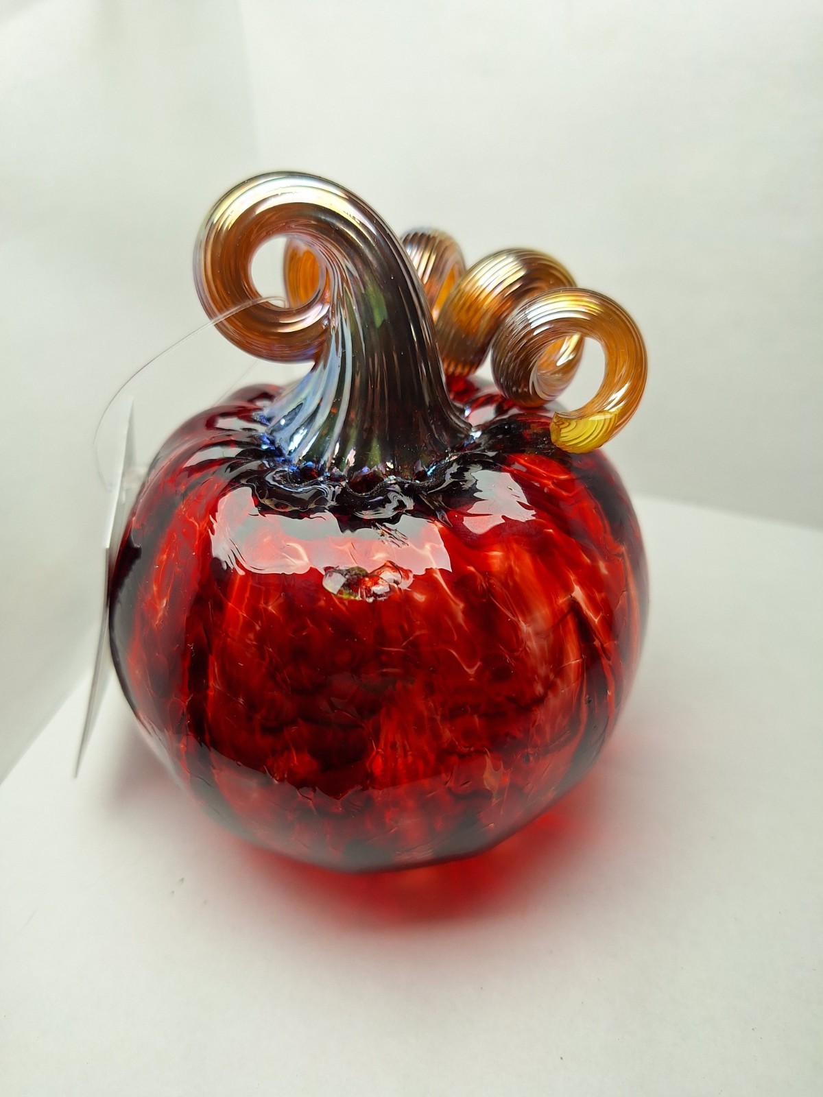 Hand-blown glass ornament from the Luke Adams Glassblowing Studio, CHIPPED DAMAG