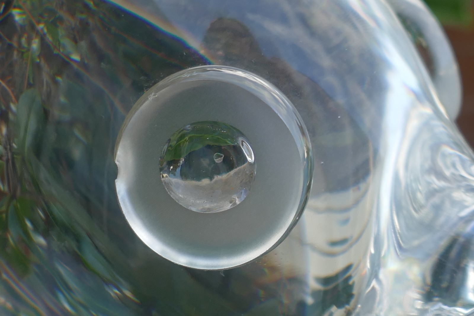 Vintage Stueben Clear Crystal Puffer Fish Designed Sculpture / Paperweight