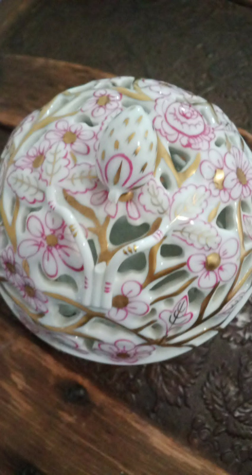 Herend Bonbon Porcelain Pink