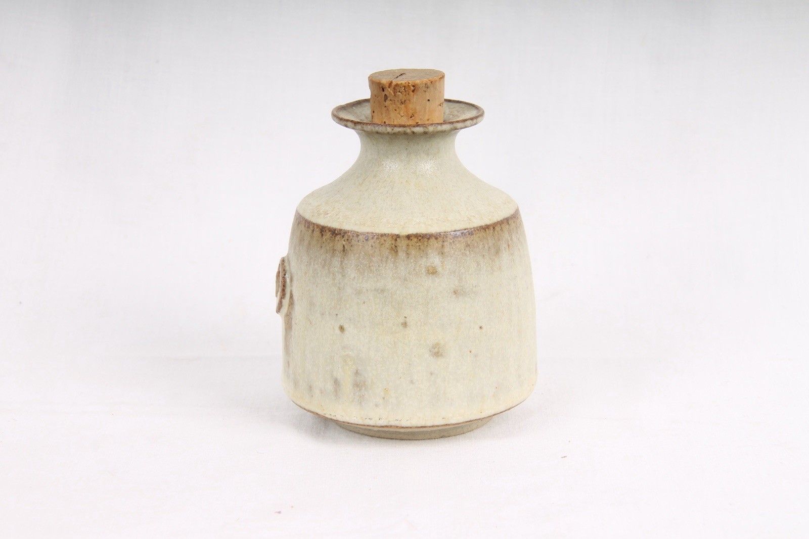Farmhouse Pottery Mini Bottle Home Decor Studio Pottery Hand Crafted SUBTLE TONE