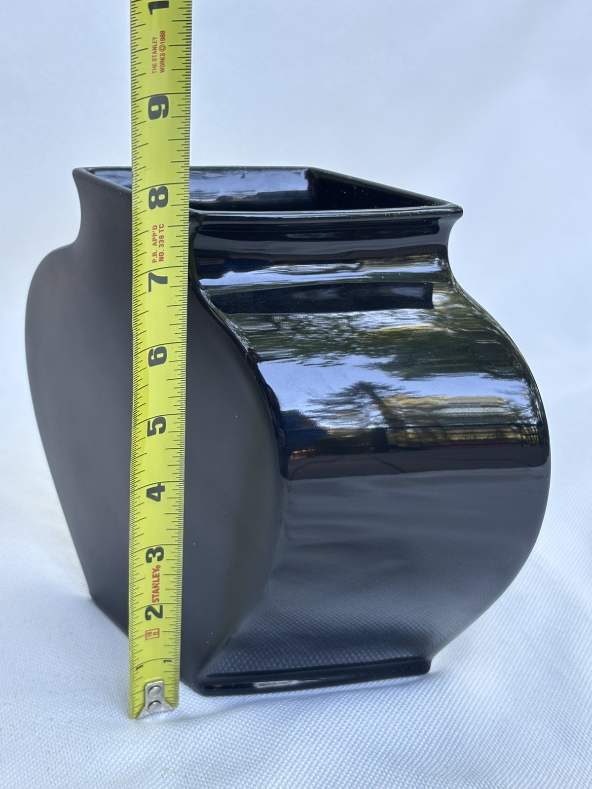 Rosenthal Studio Line Tadao Amano Modern Black Porcelain Vase