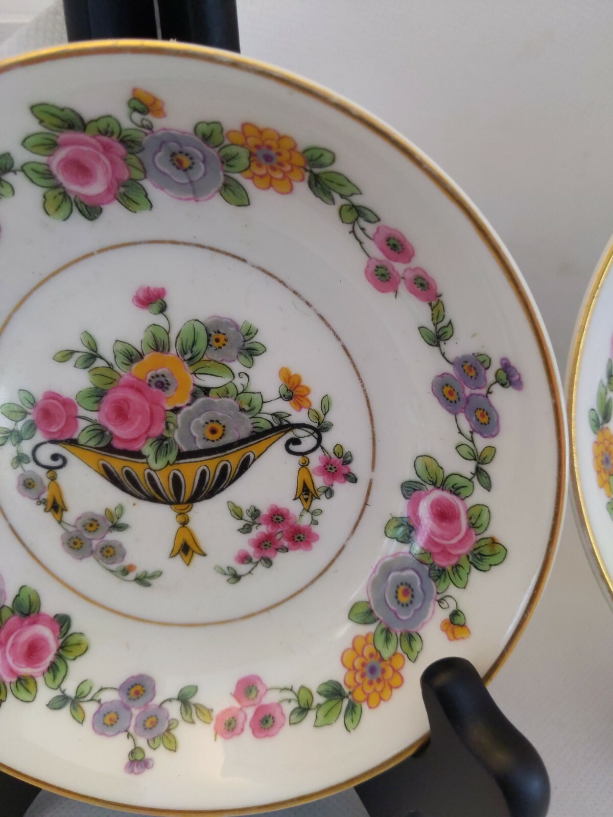 Antique CH Field Haviland Limoges Rare Urn Pair Berry Bowl Dish