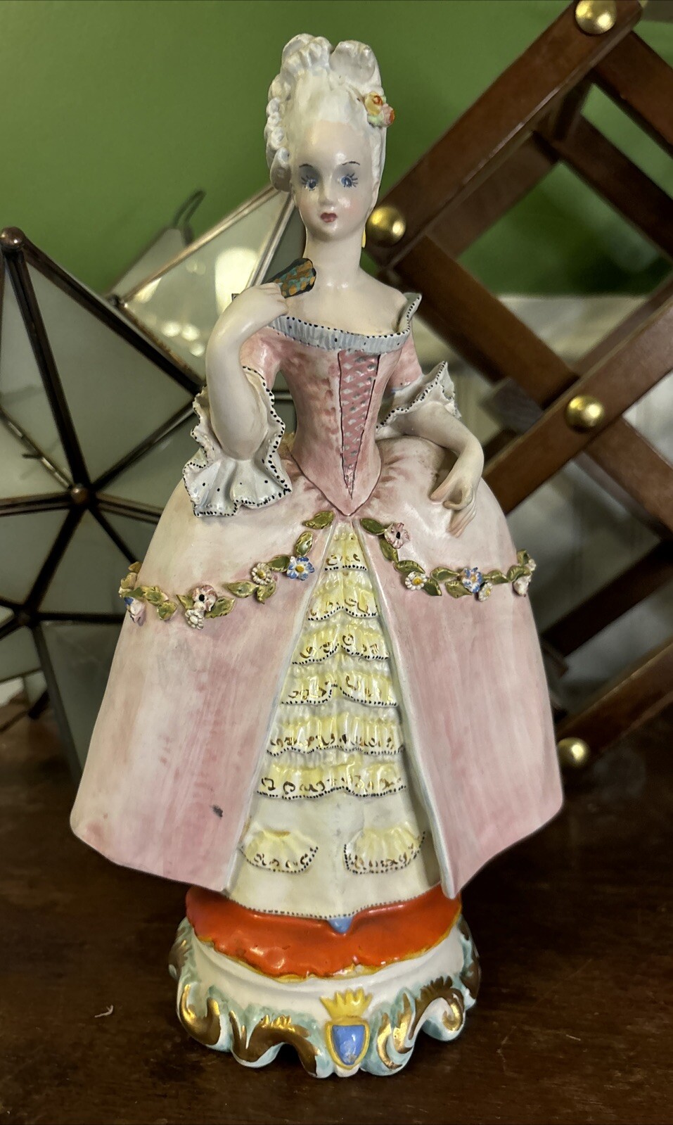 VTG SIGNED RARE ELEGANT LADY MARIE ANTONETTE TARCISIO TOSIN POTTERY FIGURINE