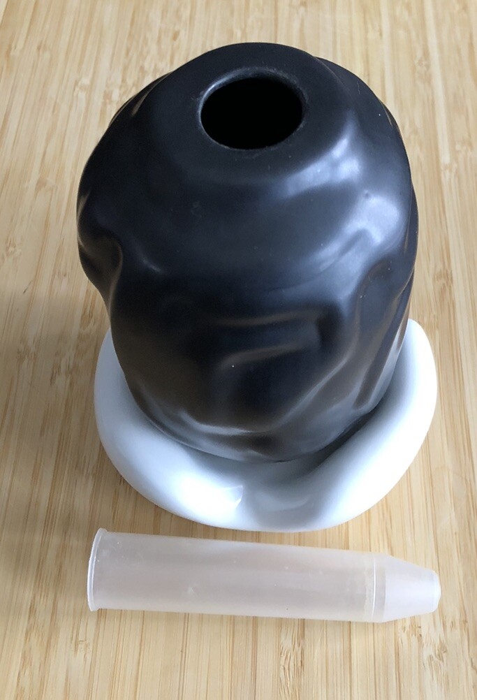 Weird IKEA Bud Vase Eclectic Decor Per B Sundberg Föremål Black Face White Hands