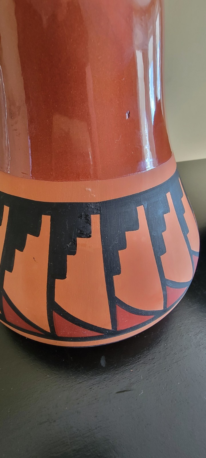 New Mexico DQ ACOMA Artist Signed Vintage Clay And Glazed!