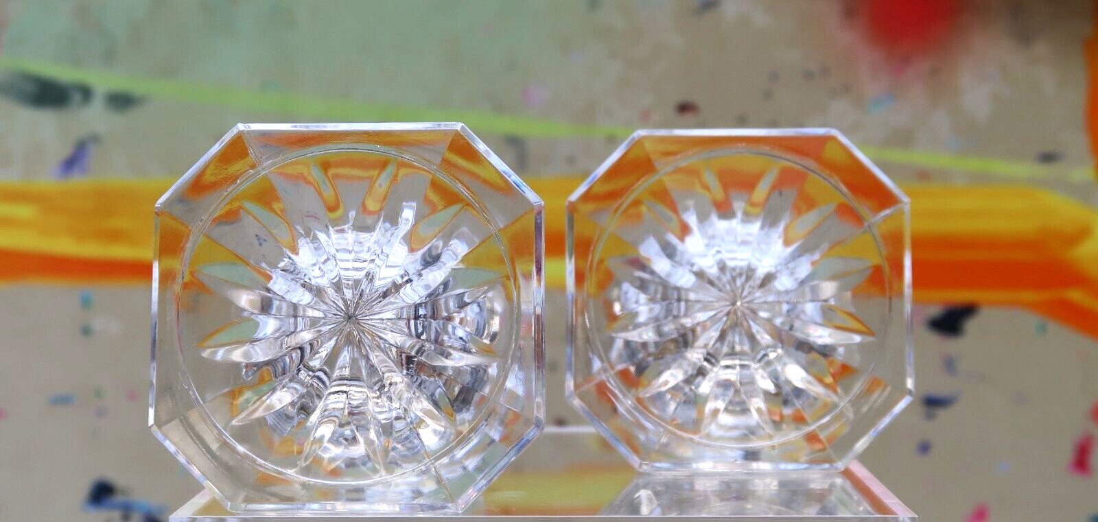 Mikasa Edinburgh Crystal Candlesticks ca.1970-1990’s