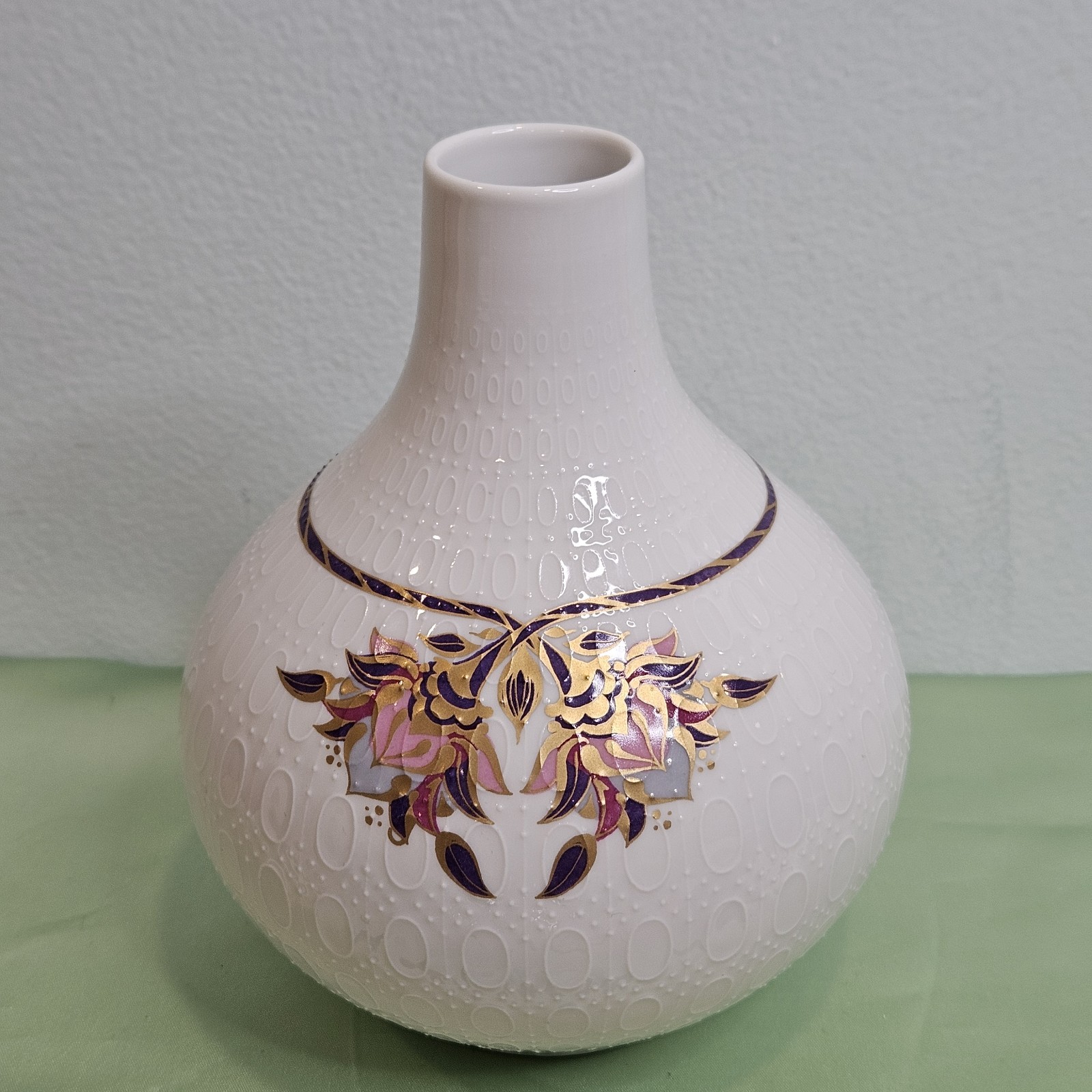 Rosenthal Orchid Romanze Studio Line Signed Bjorn Winblad Vase Germany