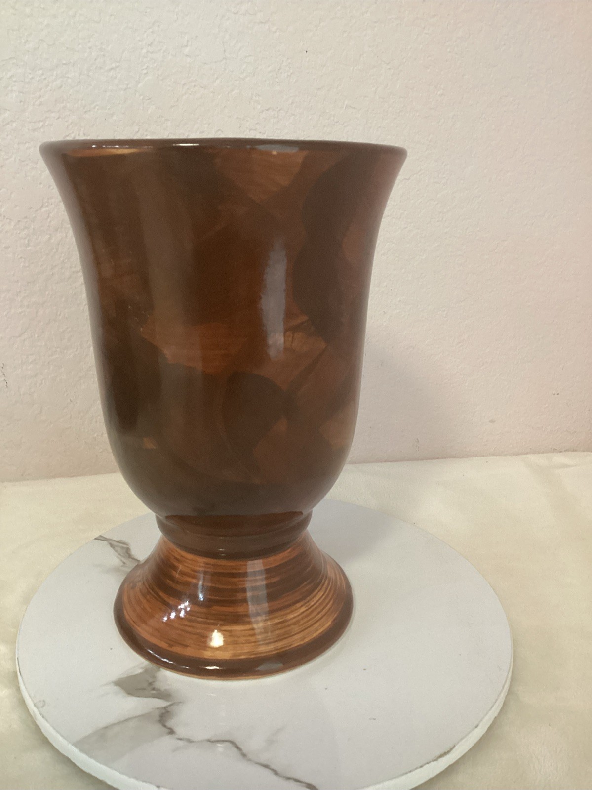 Gail Pittman Chinatown Large Urn / Vase Signed Rare Hard To Find Discontinued