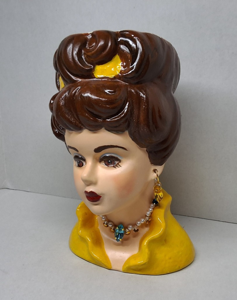 Ruben 4104 Second Chance Lady Head Vase reimagined