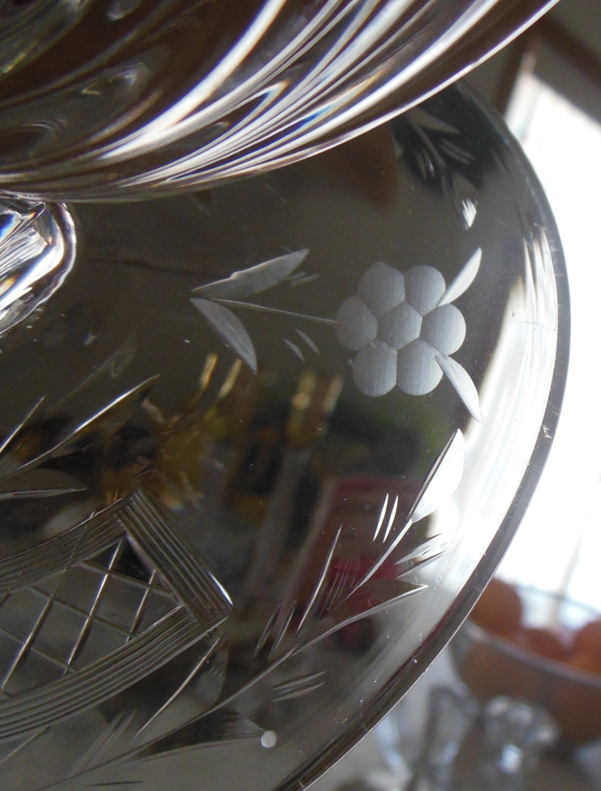 Tiffin US Glass Double Light Candlestick #15360 Pair (2) Clear Etched