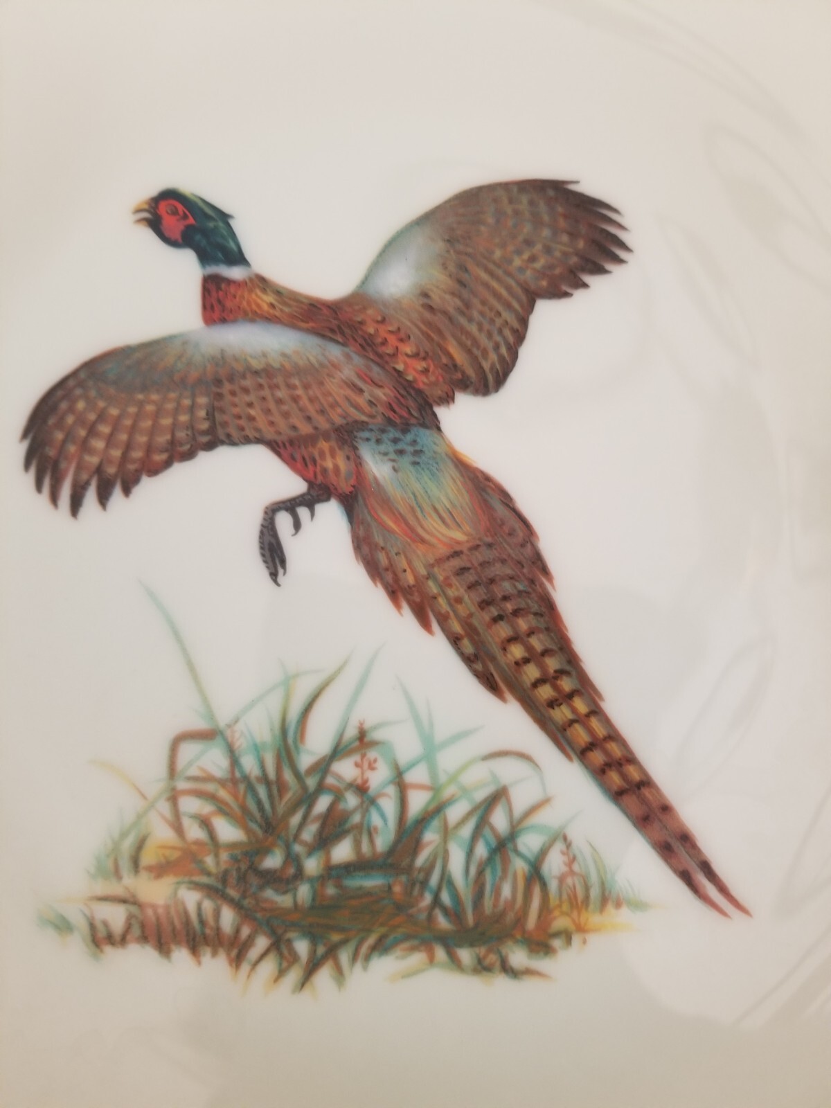 Vintage Lenox Pheasant Ashtray 24k Gilded Rim