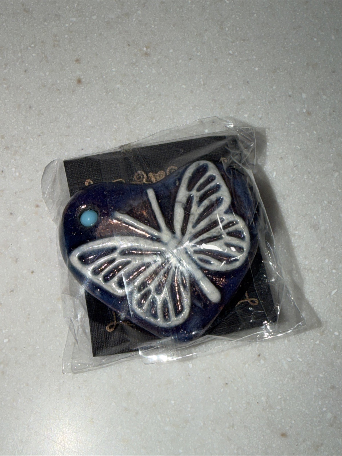 Rake Heart Stone Butterfly By Jeremy Diller
