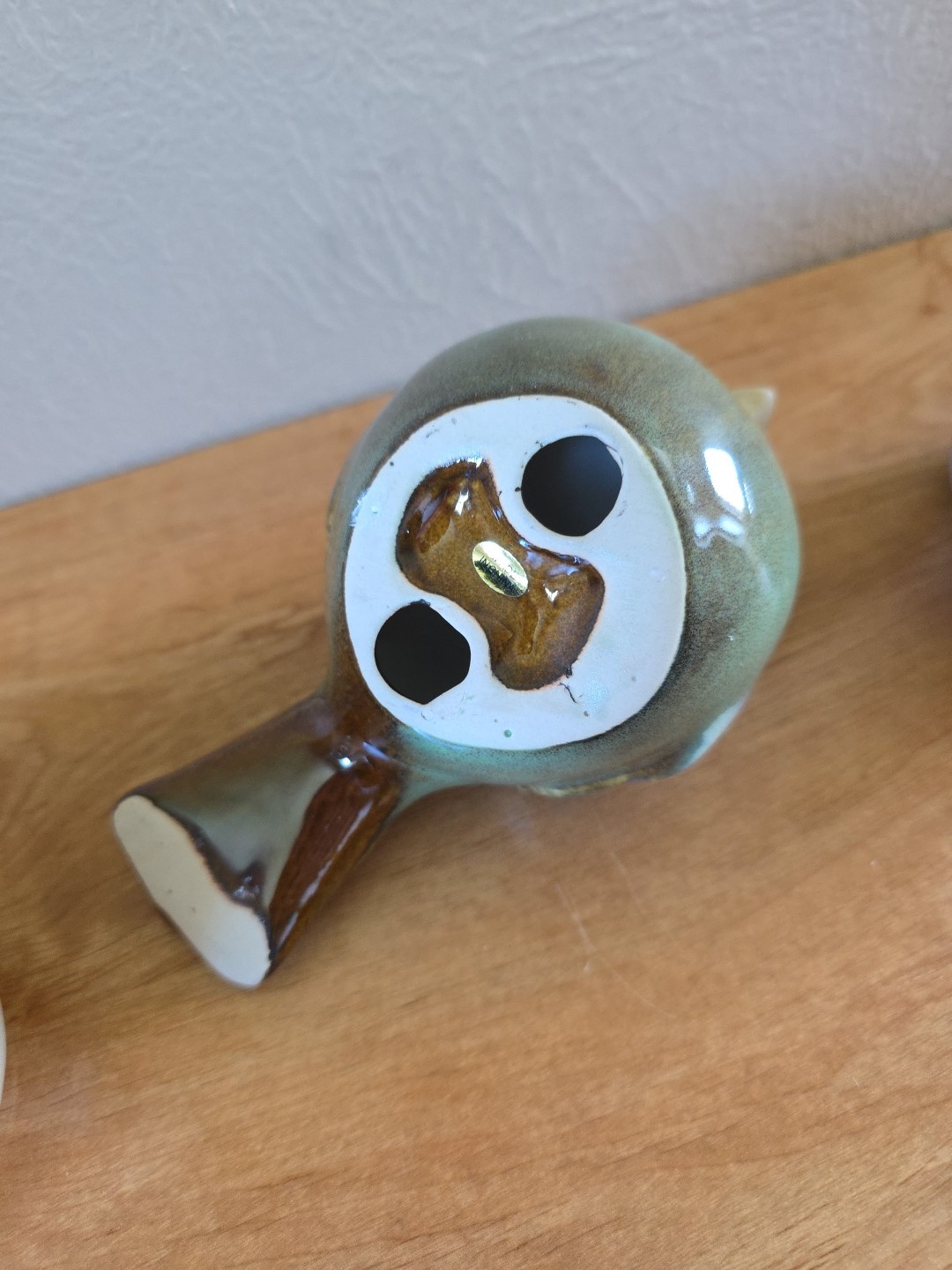 3 Chubby Round Pottery Birds Farmhouse Sparrow Finch Figurine Decor Nature Boho