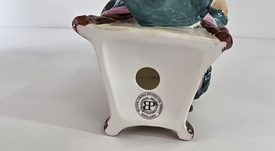 England Bloor China Stoke On Trent Pig Figurines hand painted numbered limited