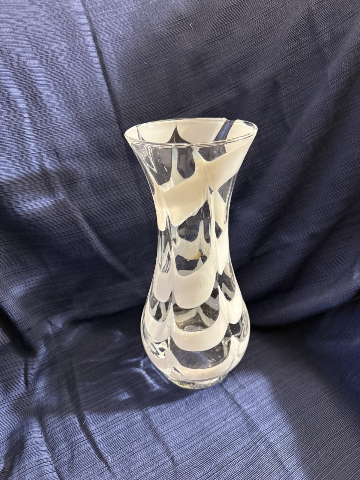 Vintage Barovier & Toso Graffito Diafano Bianco Ercole Barovier Art Glass