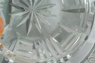 VINTAGE WATERFORD CRYSTAL ASHTRAY 4.75 INCHES ACROSS