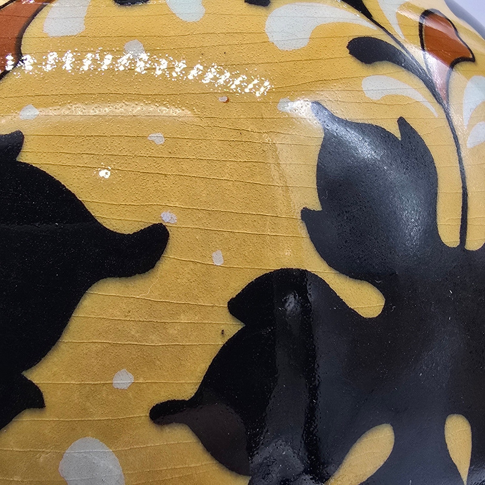 Regina Gouda Holland 224 Pottery Vase Hand Painted Dutch Art Nouveau 10.5in