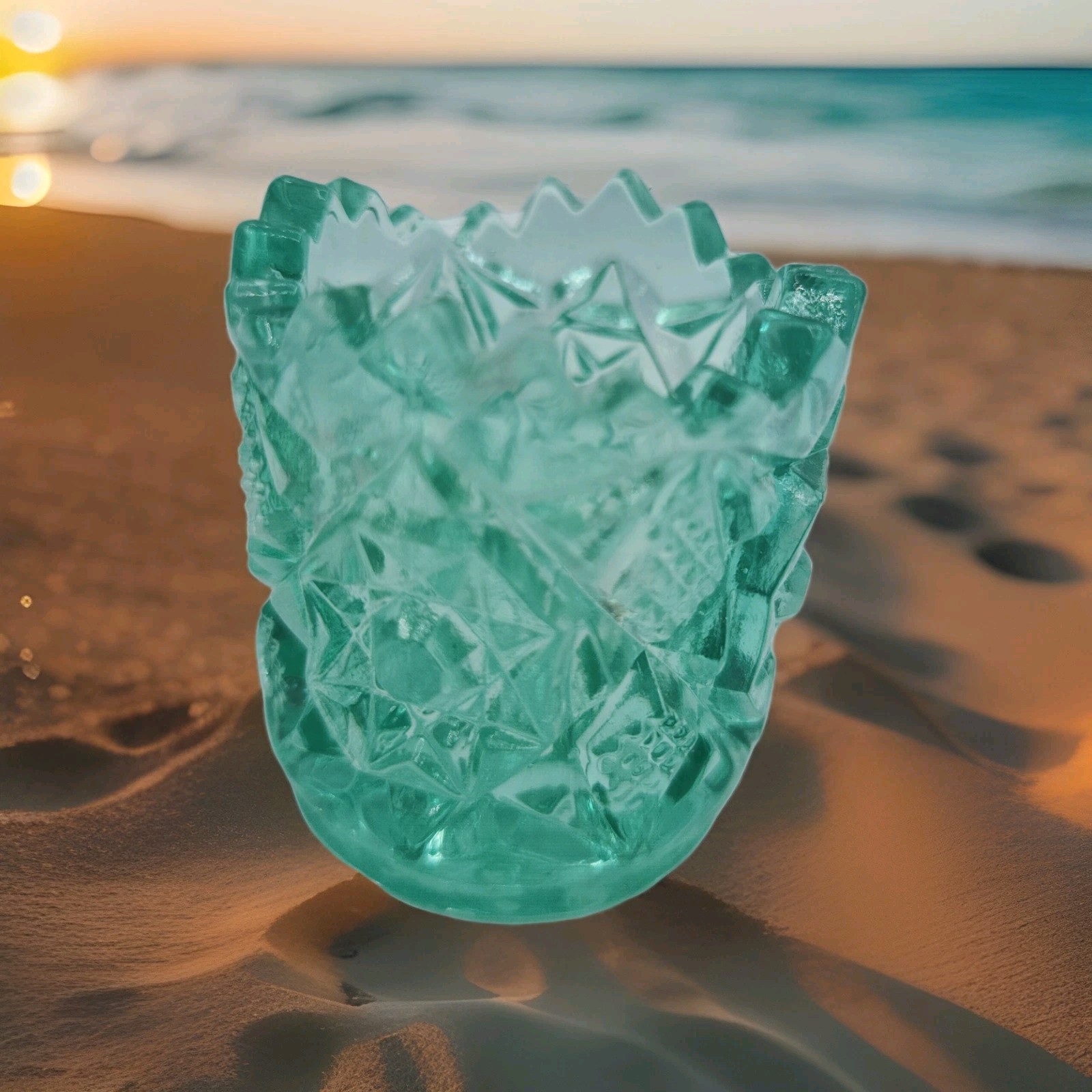 Original Boyd Mould Wilkerson Glass Heavy Toothpick Holder
