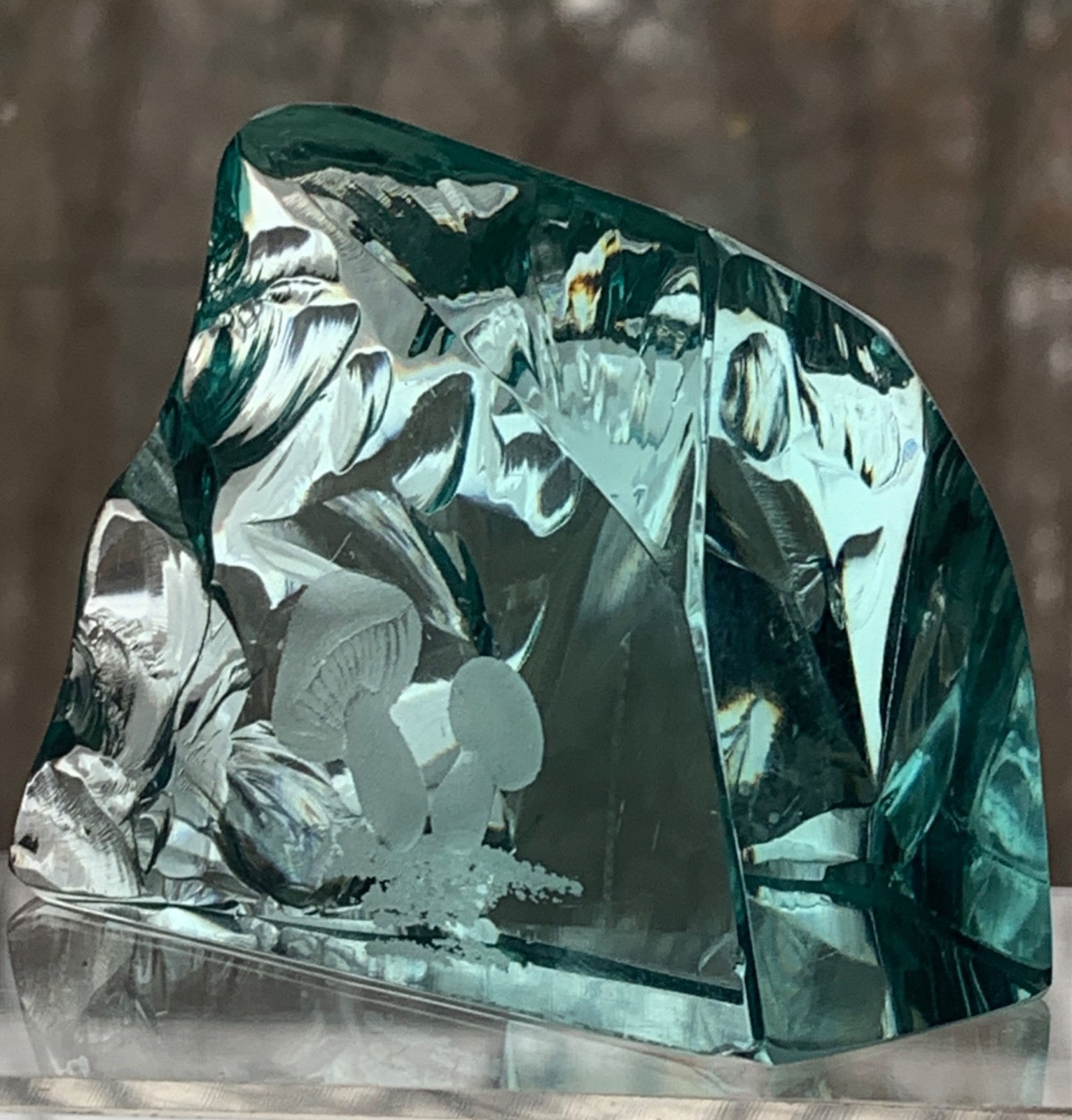 Hovmantorp Sweden “Iceberg” sculpture signed by Rune Strand and Lars Börnesson!