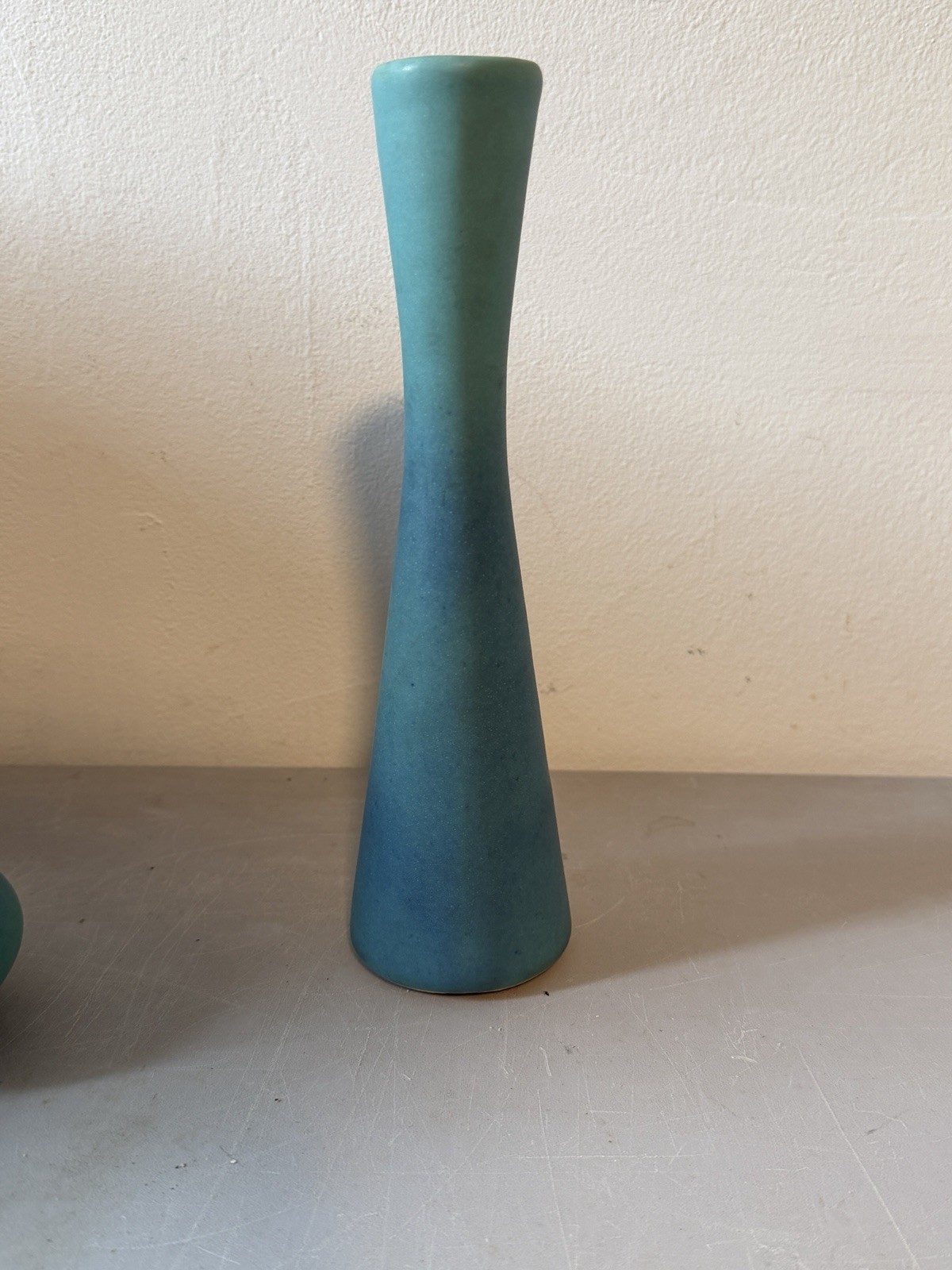 Vintage Van Briggle Turquoise Vase/bud Vase Signed