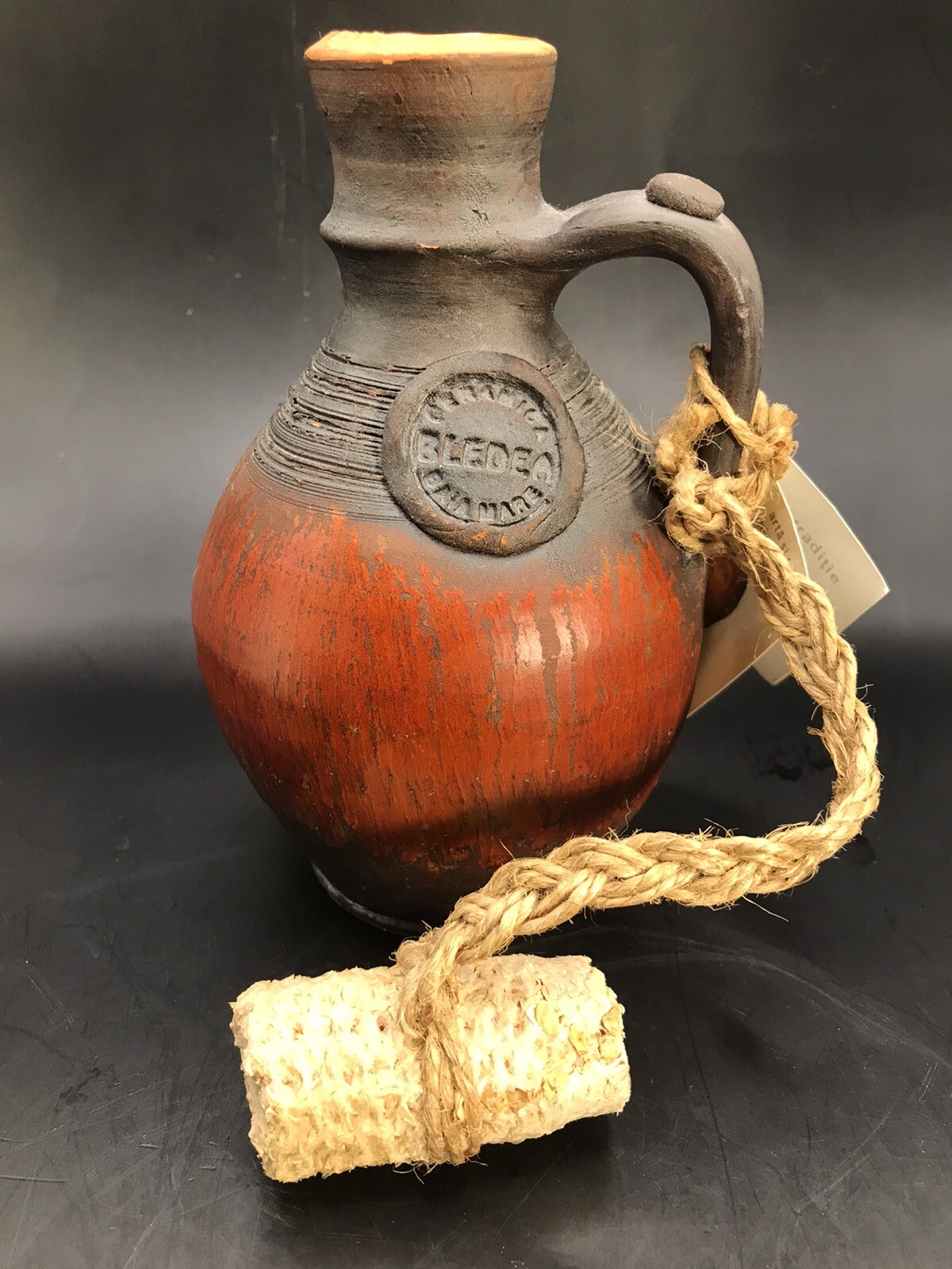CERAMIC BAIA MARE BLEDEA Z Romania ART POTTERY Crafted HAND MADE JUG Vase 6.5″