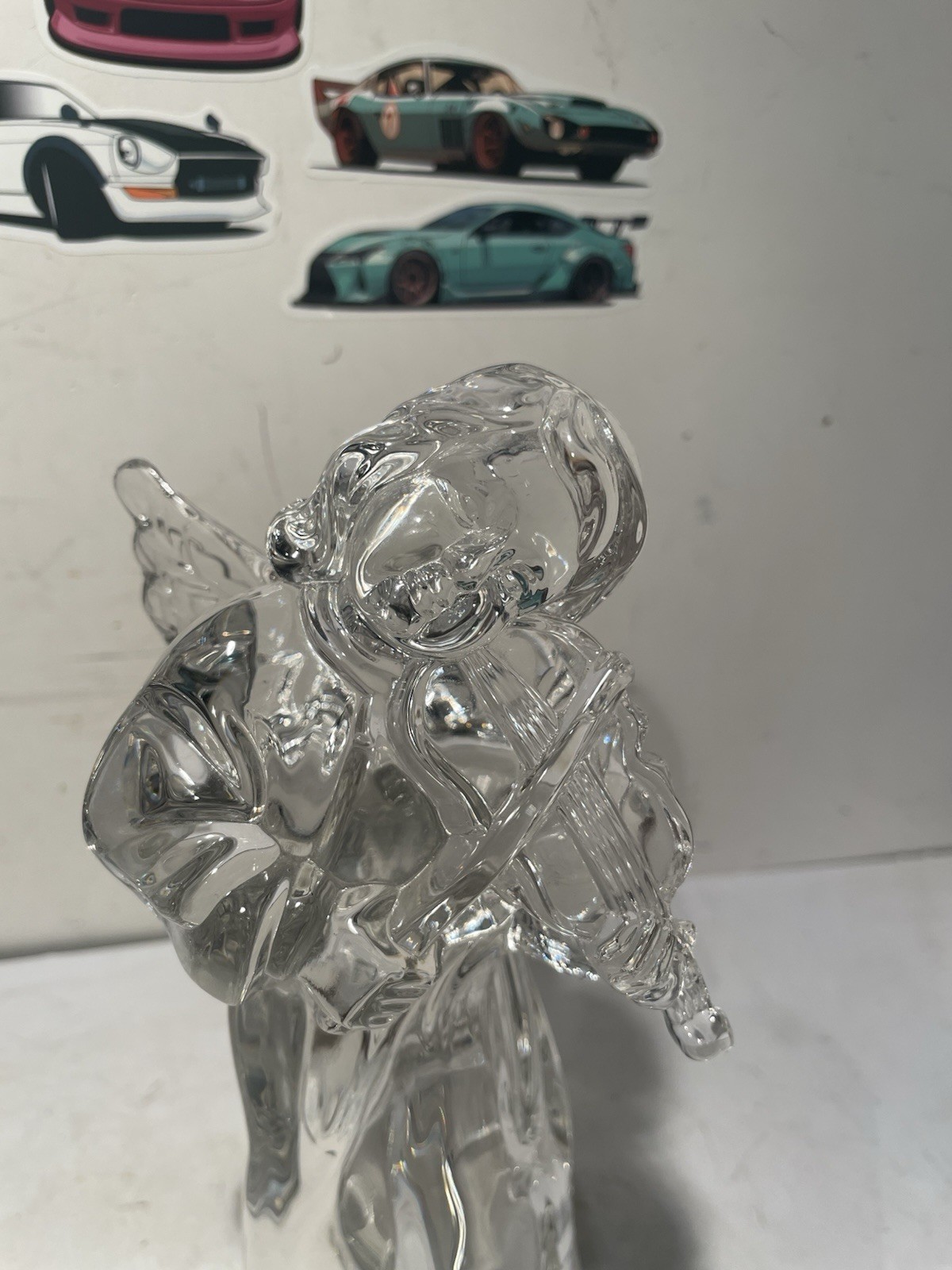 Vtg Mikasa Crystal Angel Playing Violin Lead Crystal Germany Herald Collection 5