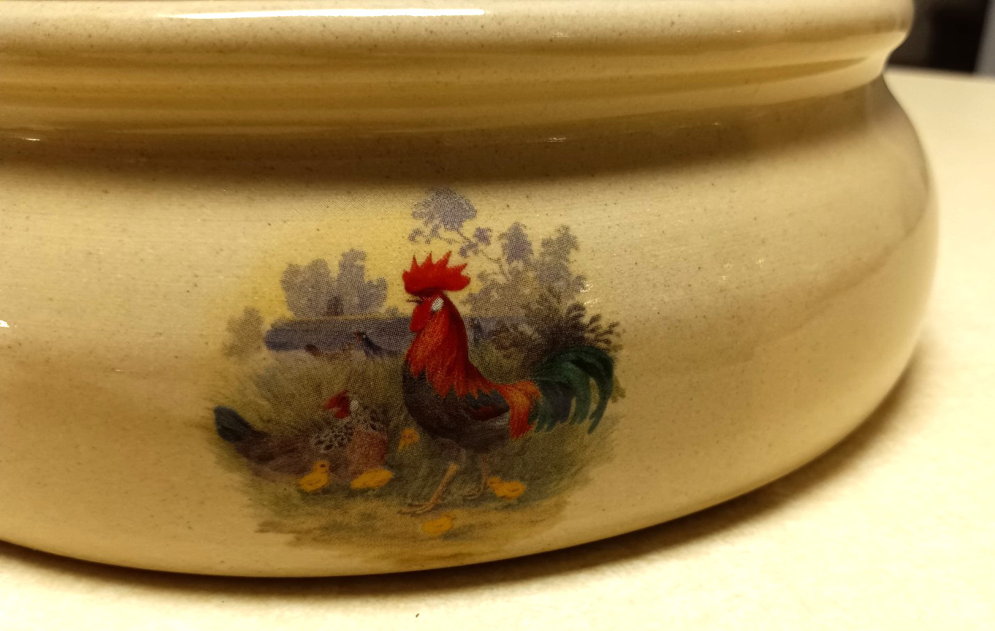 VTG Pottery Crock Tureen Server Farmhouse Yesteryears Marshall Texas TX USA