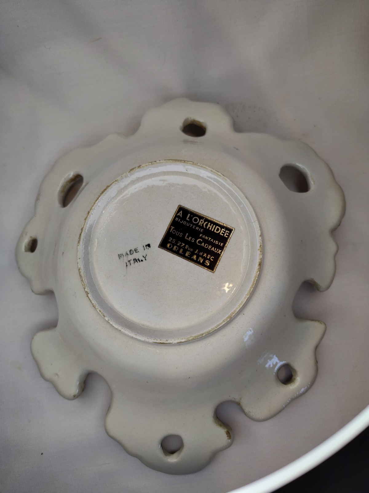 Italian Early 1900’s Ornate Rococo Style Trinket Dish