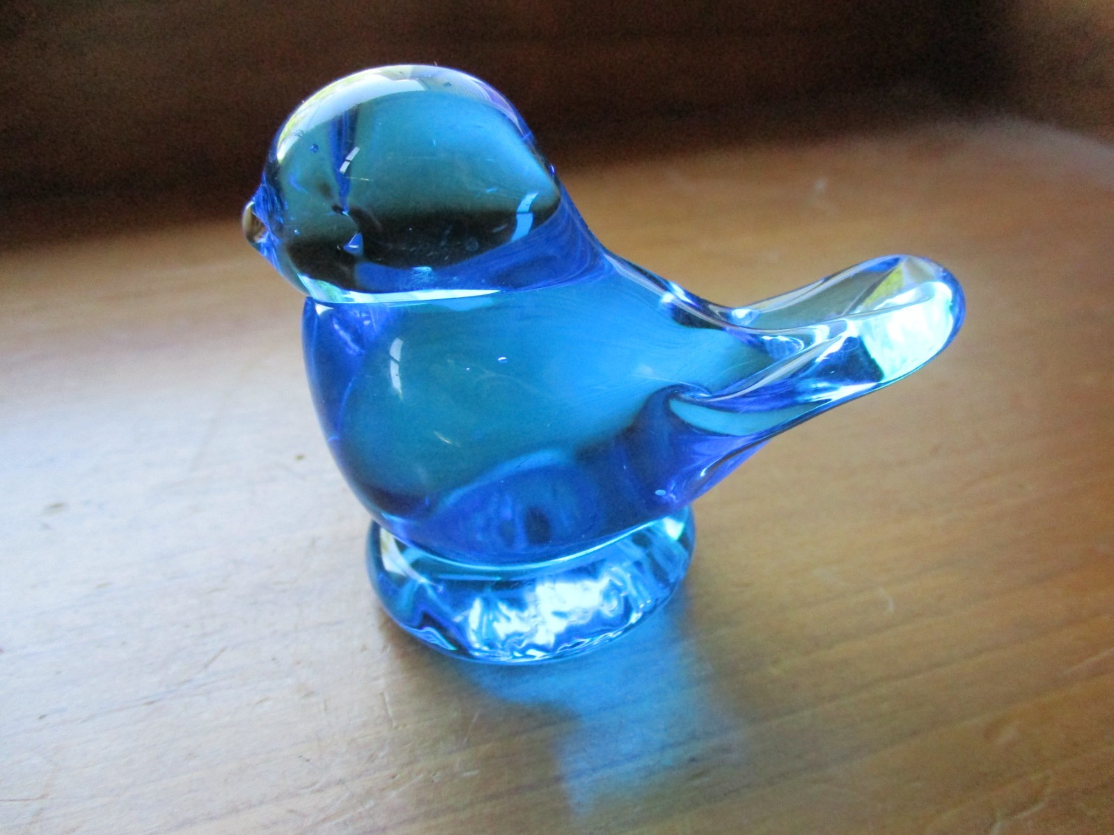 1993 RON RAY BIRD OF HAPPINESS BLUE PAPERWEIGHT