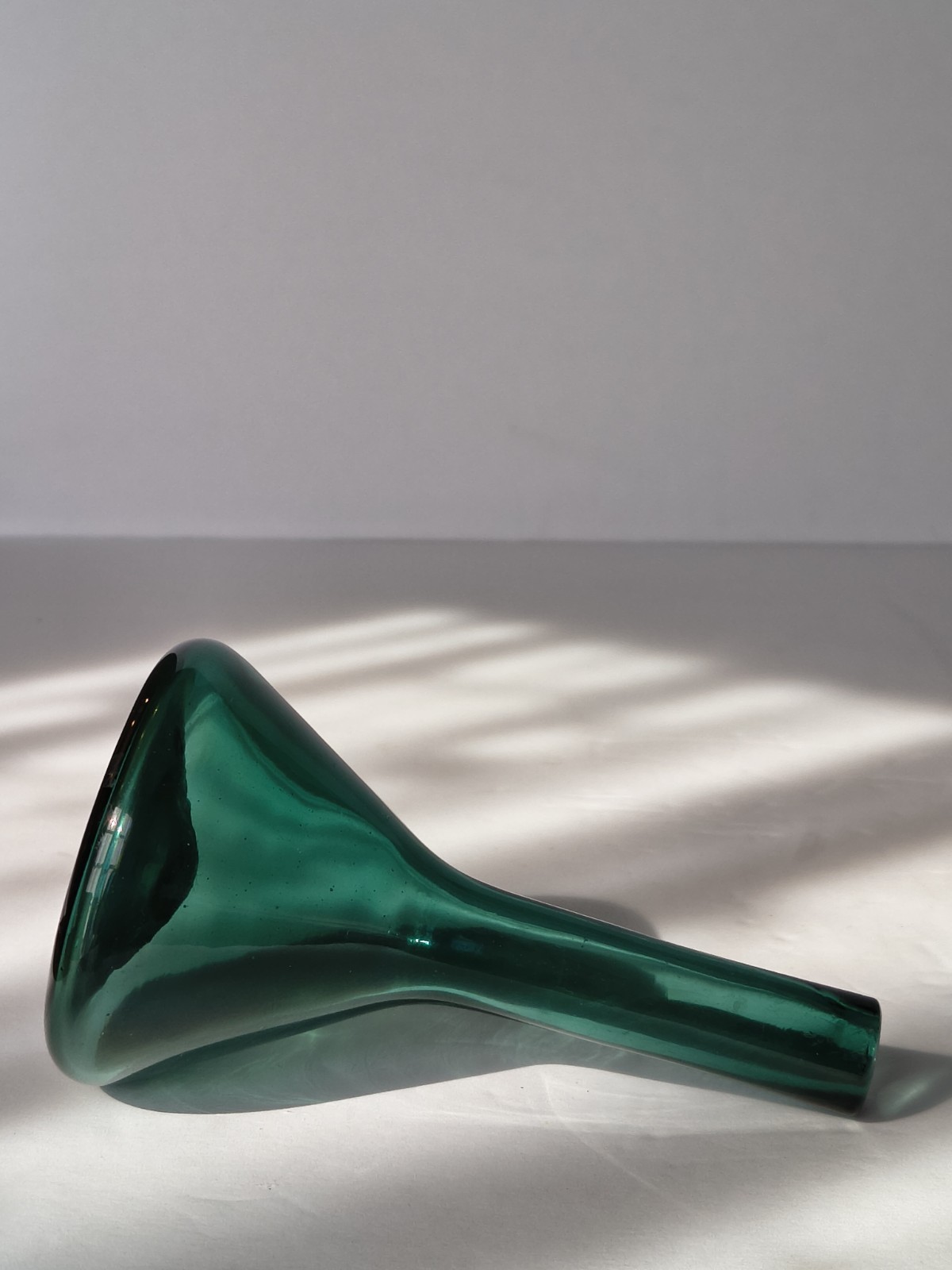 Blenko Hand blown Vintage Mini Bud Vase Model #57C Juniper 1957 Rare Collectible