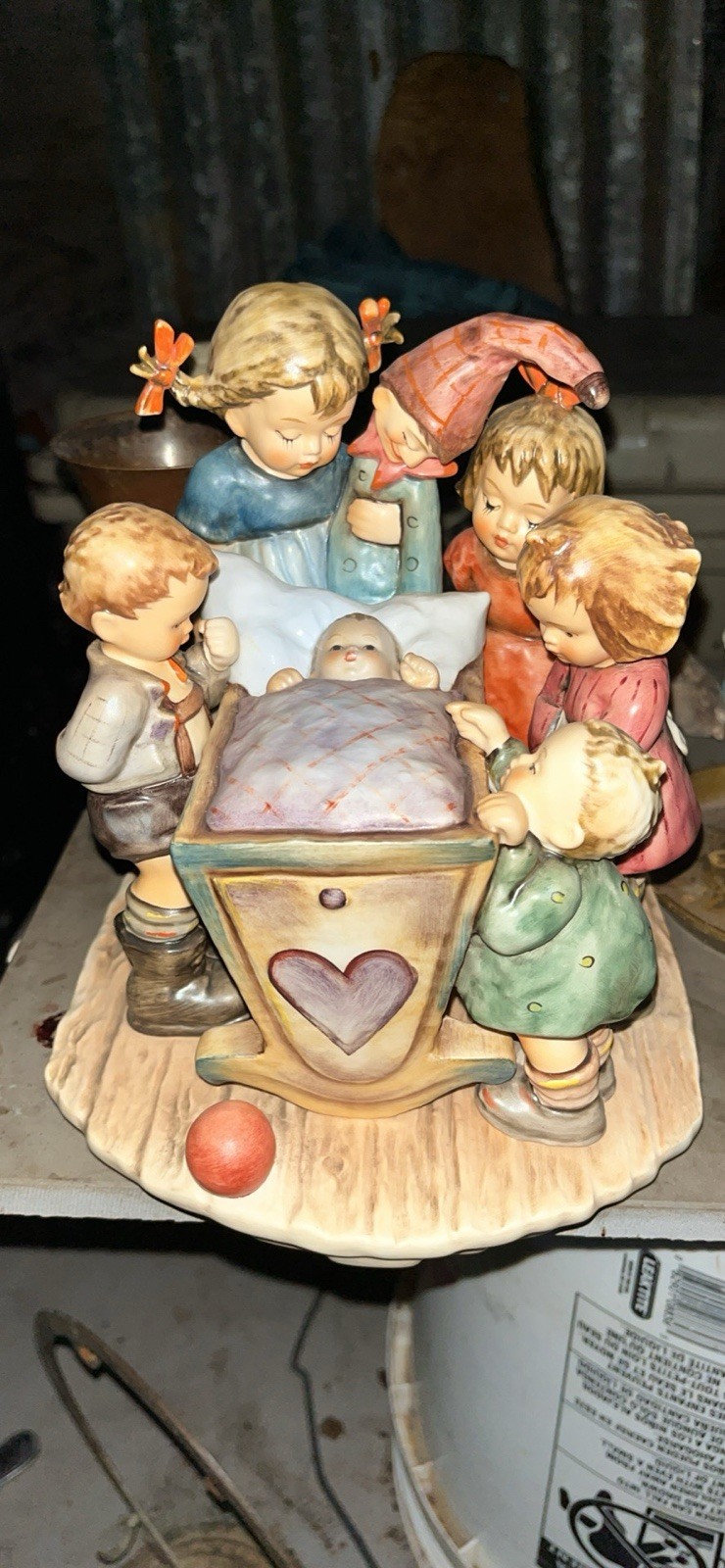 Goebel Century Collection Rock-A-Bye Porcelain Figurine 574 Hand Painted 1994