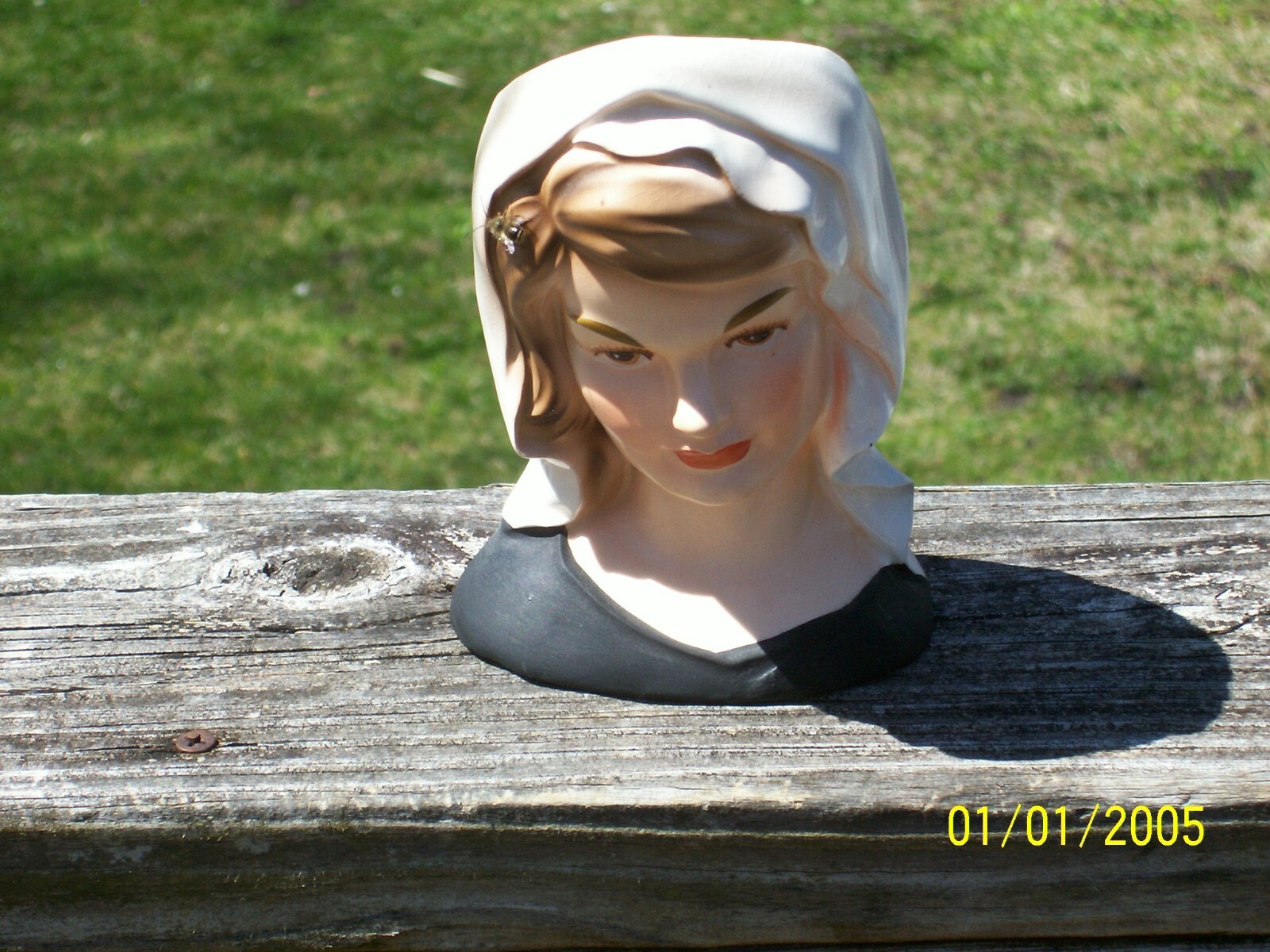 1964 Jackie Kennedy Head Vase Inarco E-1852 Hand Repair