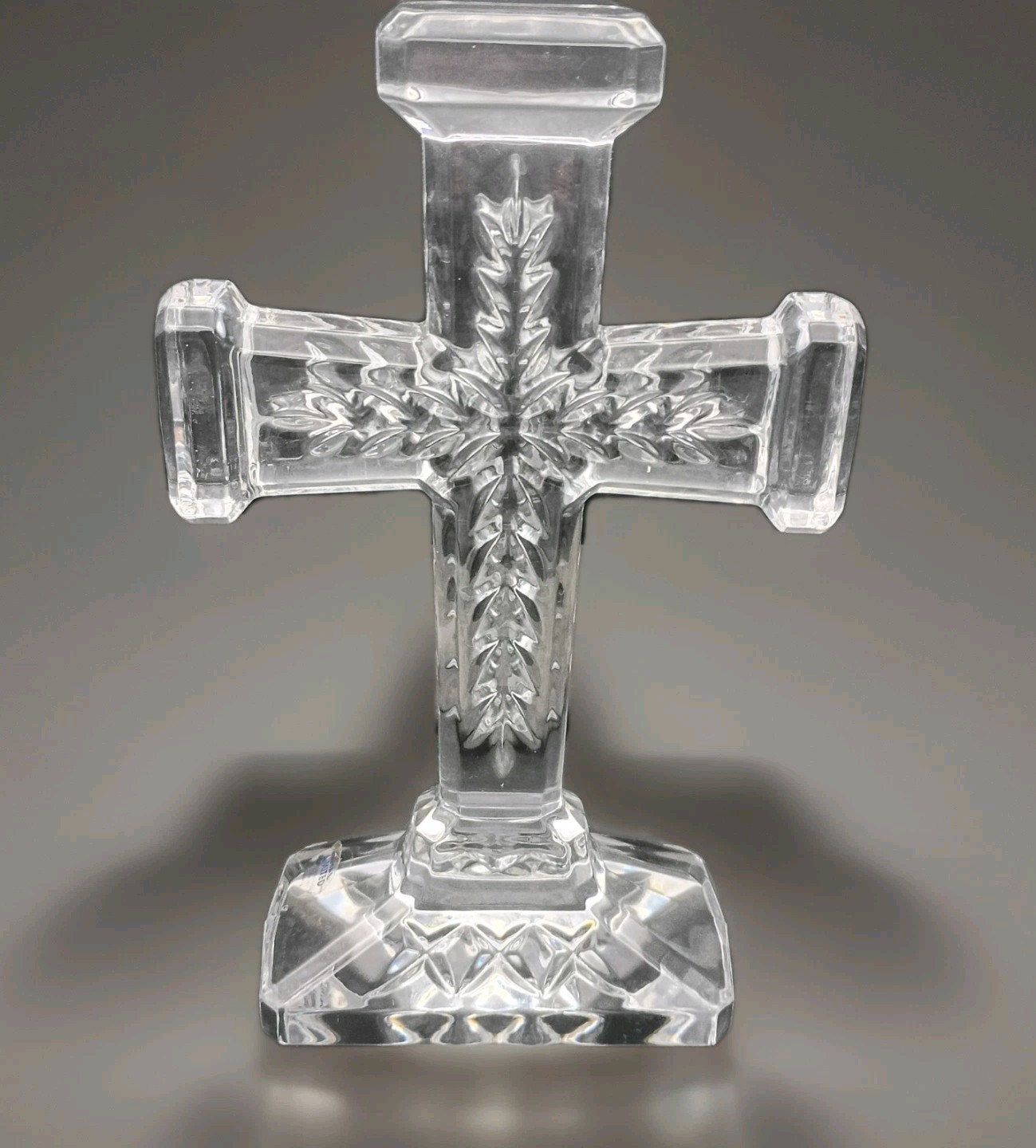 Royal Limited Crystal Cross 10” 24% Lead Made Slovenia w/ Original Box