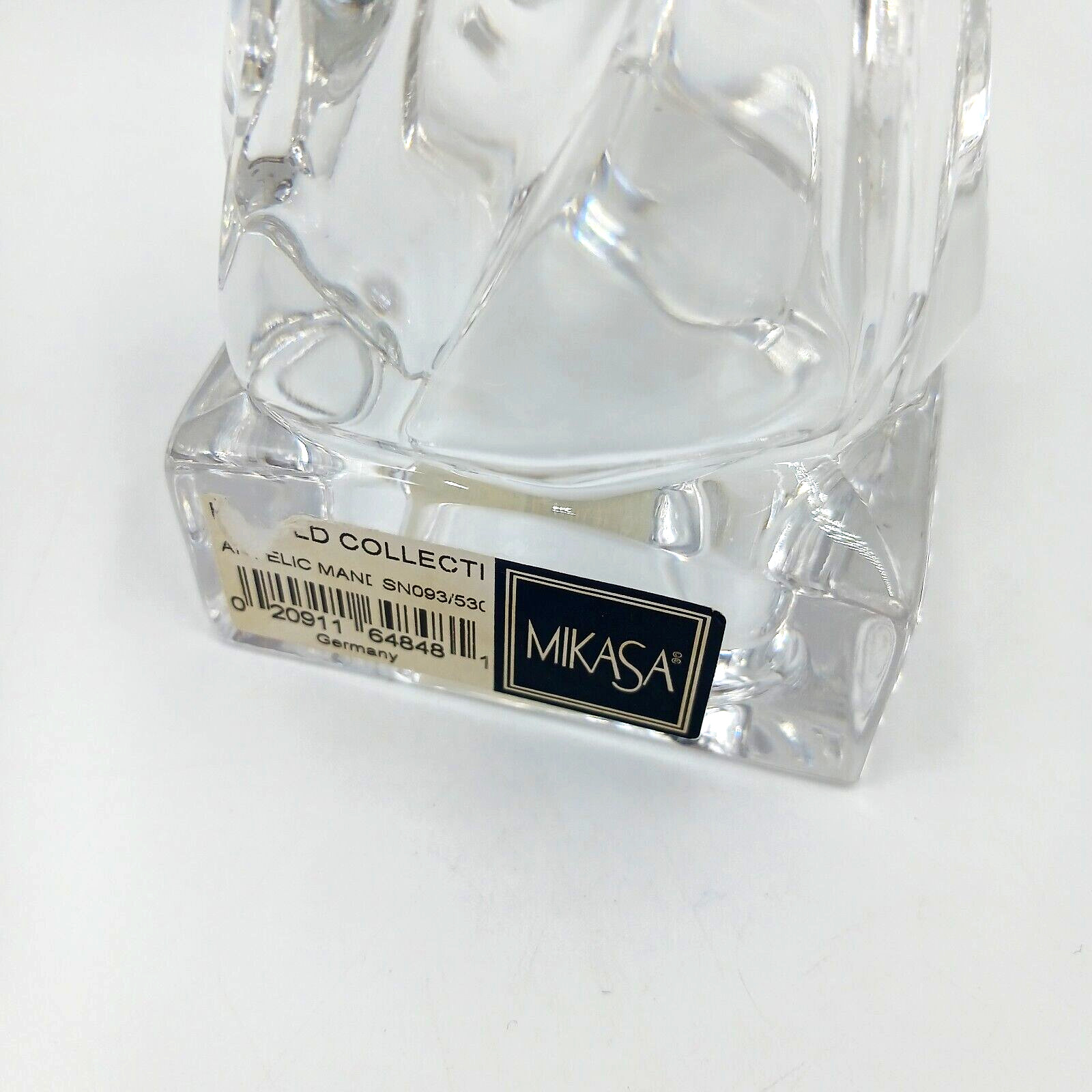 Mikasa Angelic Mandolin Figurine Lead Crystal Herald Collection 8 1/4″ Germany