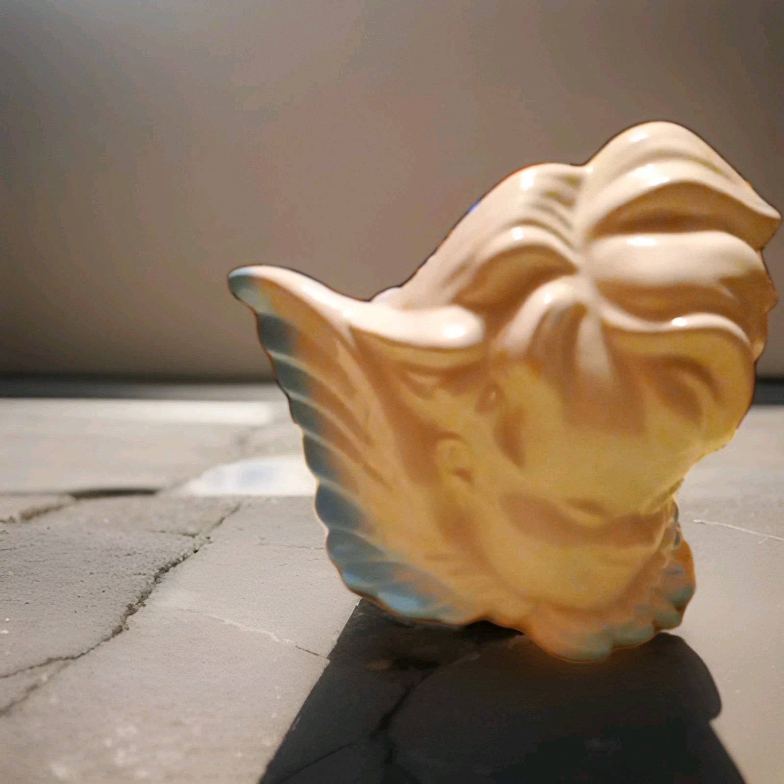 Hull Pottery Vase USA Boy Angel /Cherub Vase
