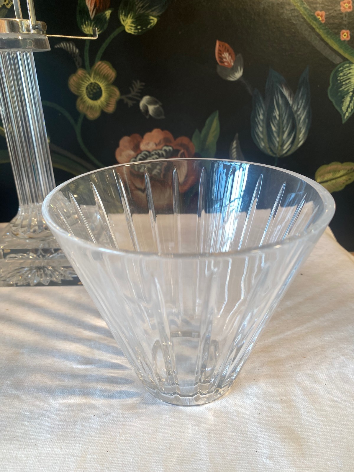 1 Vesper Candle Lamp – 12″ William Yeoward Crystal Handmadel 12″ H (2 available)