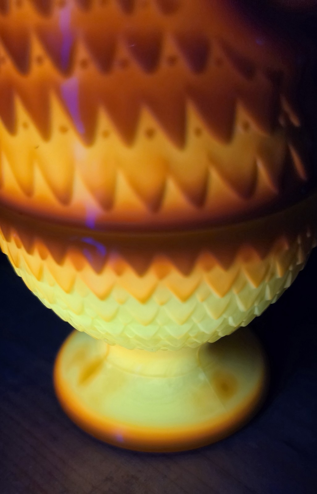Mosser Dandelion Owl Fairy Lamp GLOWS – Viking Mould Limited Production Yellow