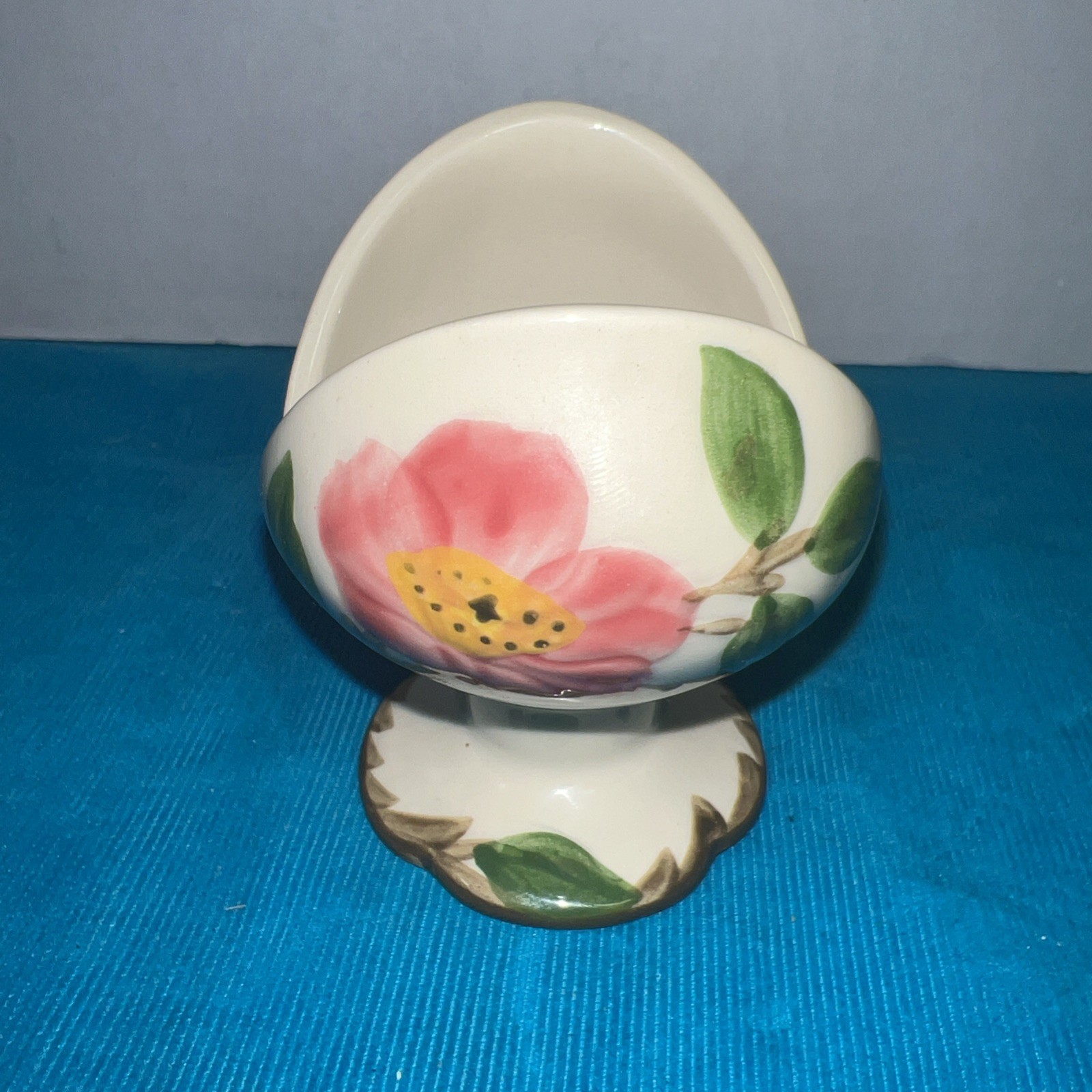 Vintage Franciscan Desert Rose 3″ Candlestick Holders Dessert Cup USA California