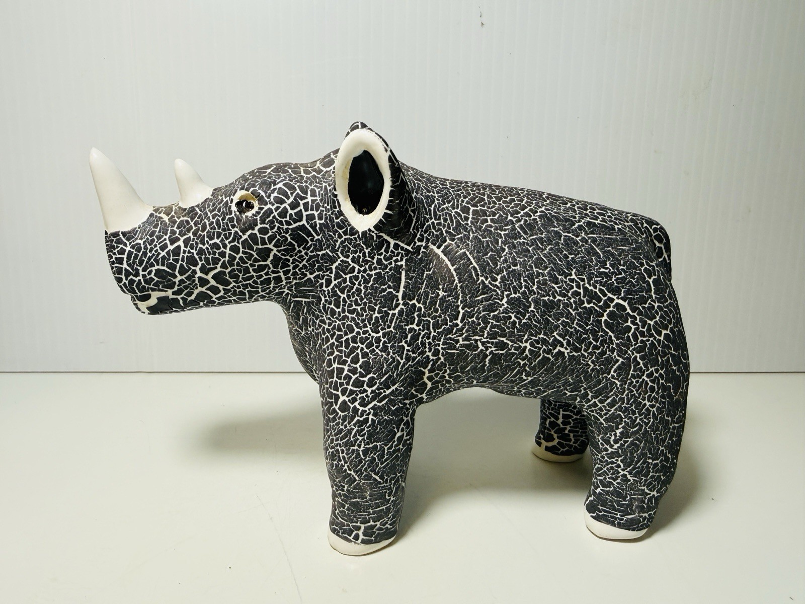 Handmade Studio Pottery Porcelain Camel & Rhino