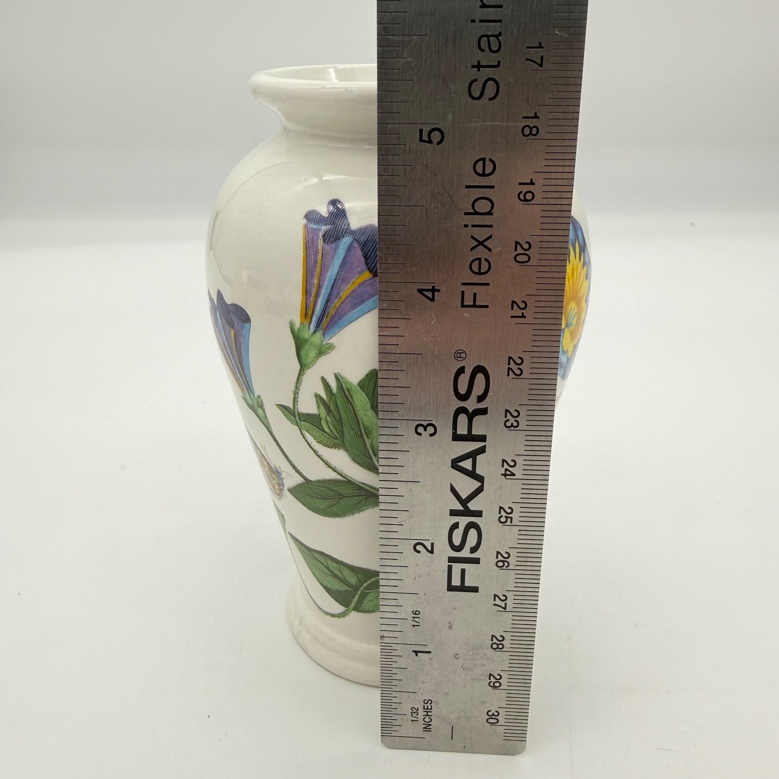 Portmeirion Botanic Garden Vase Convolvulus Trailing Bindweed 5.25″ VTG England