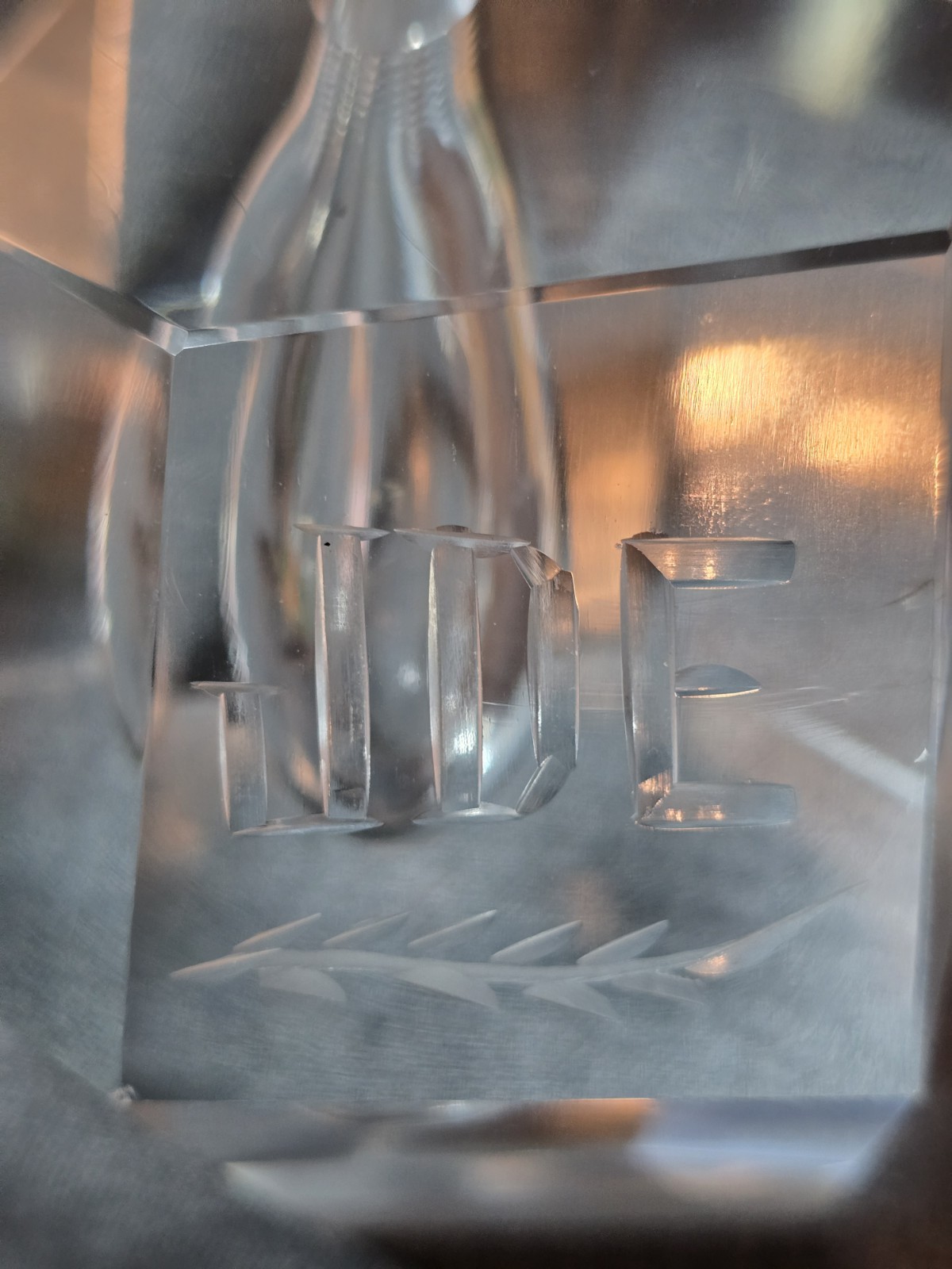 1968 Timo Sarpaneva? Faceted Crystal Bud Vase Paper Weight Scottsdale, AZ