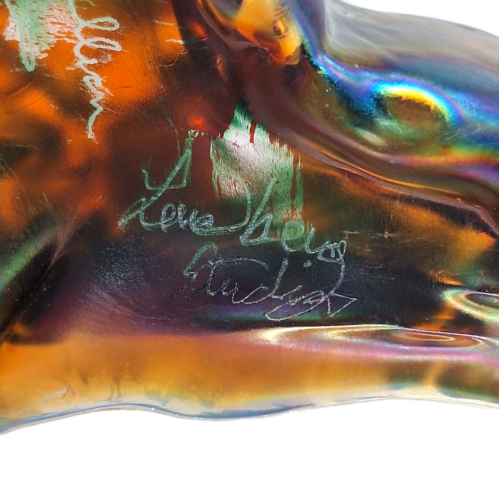 Iridescent Aurene Butterfly Form Art Glass – Lundberg Studios Le Papillon