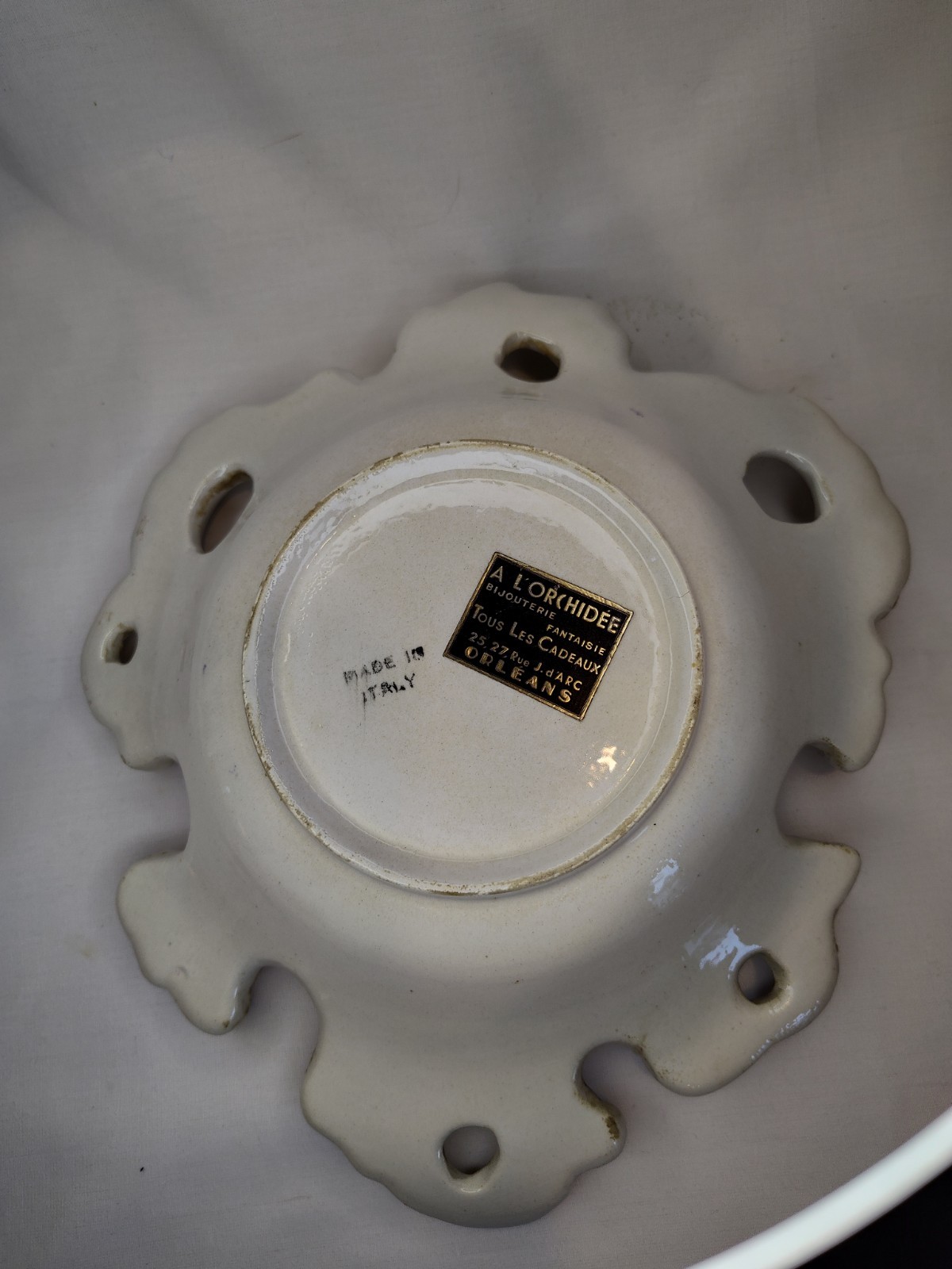 Italian Early 1900’s Ornate Rococo Style Trinket Dish