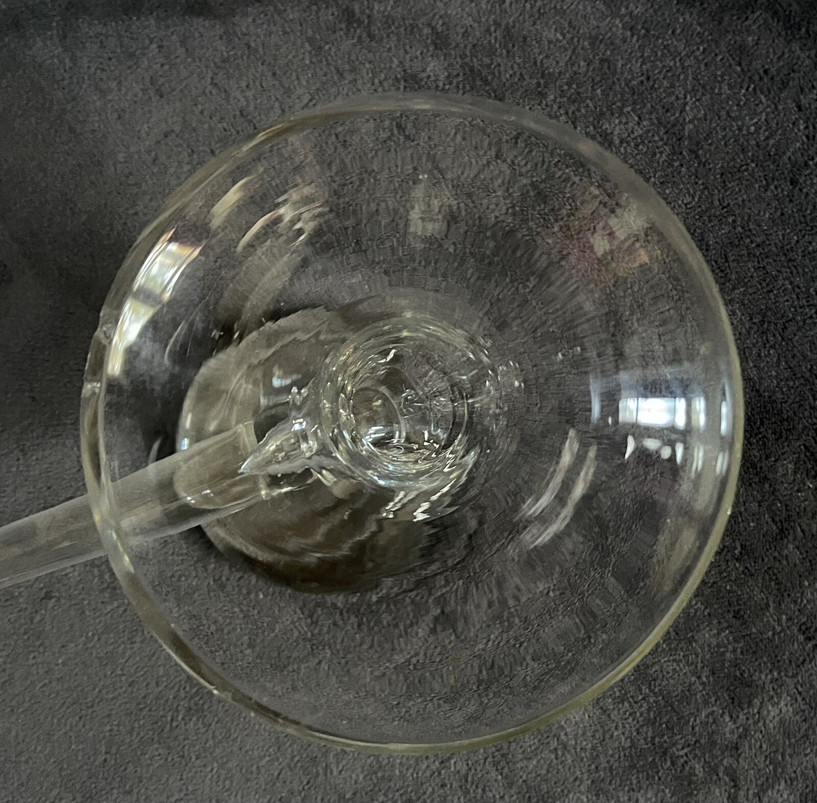 RARE 19th Century Antique Hand Blown Glass Cornecopia Horn Of Plenty Vase