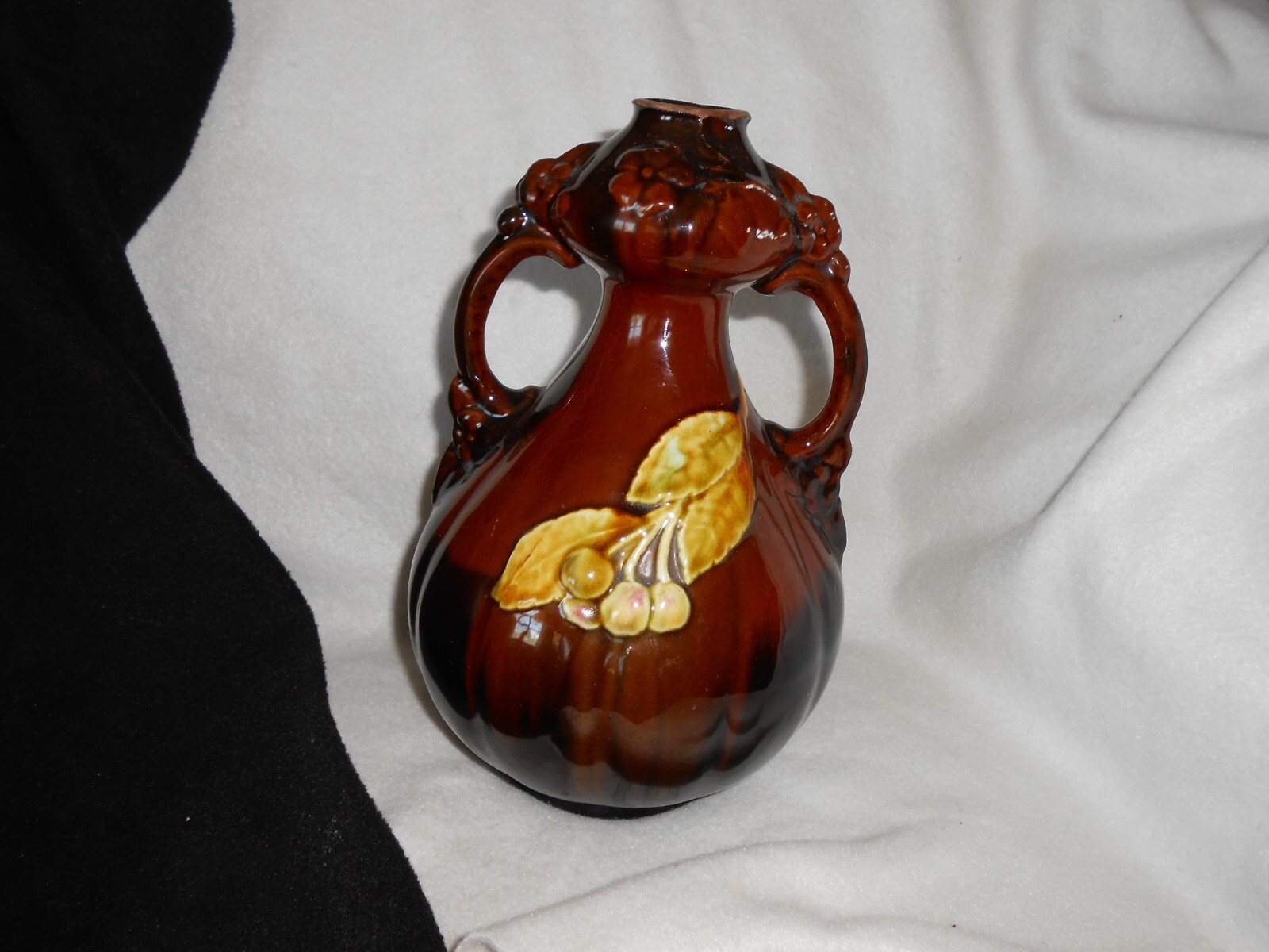 Vintage  Brown Pottery beautiful glaze